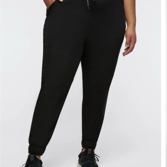 Jaanuu Scrub set plus size 1X Black - Picture 3 of 4